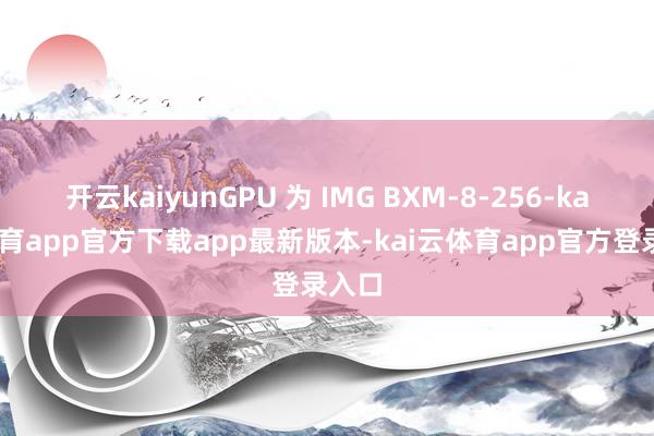 开云kaiyunGPU 为 IMG BXM-8-256-kai云体育app官方下载app最新版本-kai云体育app官方登录入口