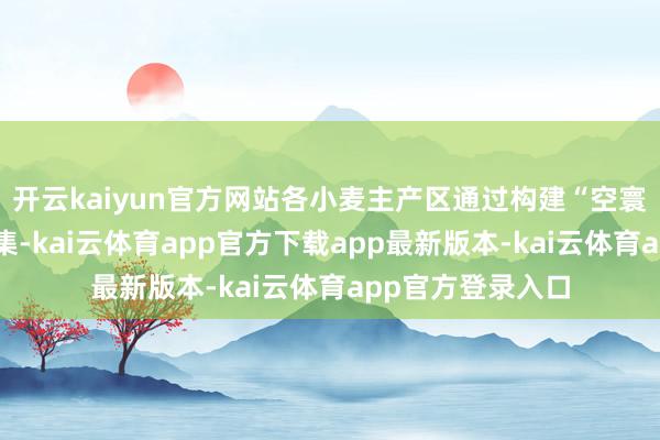 开云kaiyun官方网站各小麦主产区通过构建“空寰宇”舒坦监测鸠集-kai云体育app官方下载app最新版本-kai云体育app官方登录入口